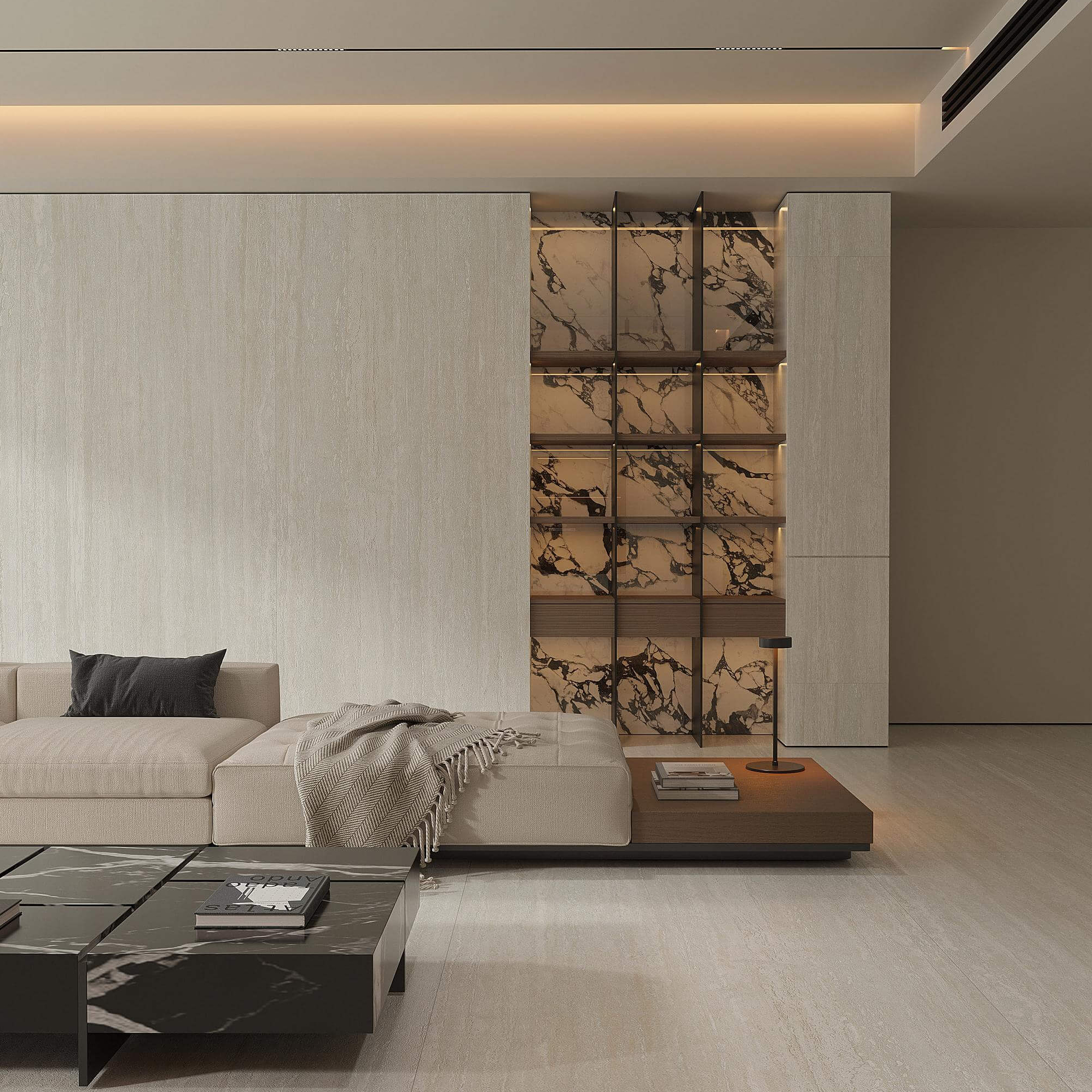 WHITE TRAVERTINE 1200x2400